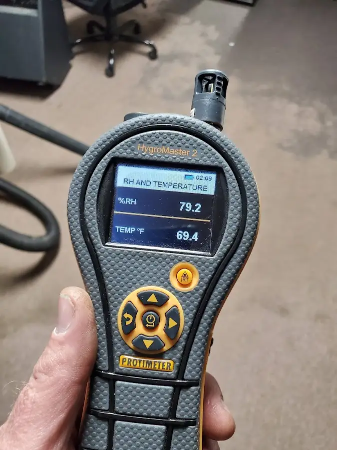 Moisture meter humidity assessment for Fire & Smoke Damage Restoration in Hartford
